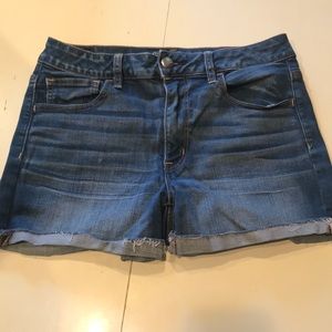 American Eagle Hi-Rise Shortie Shorts